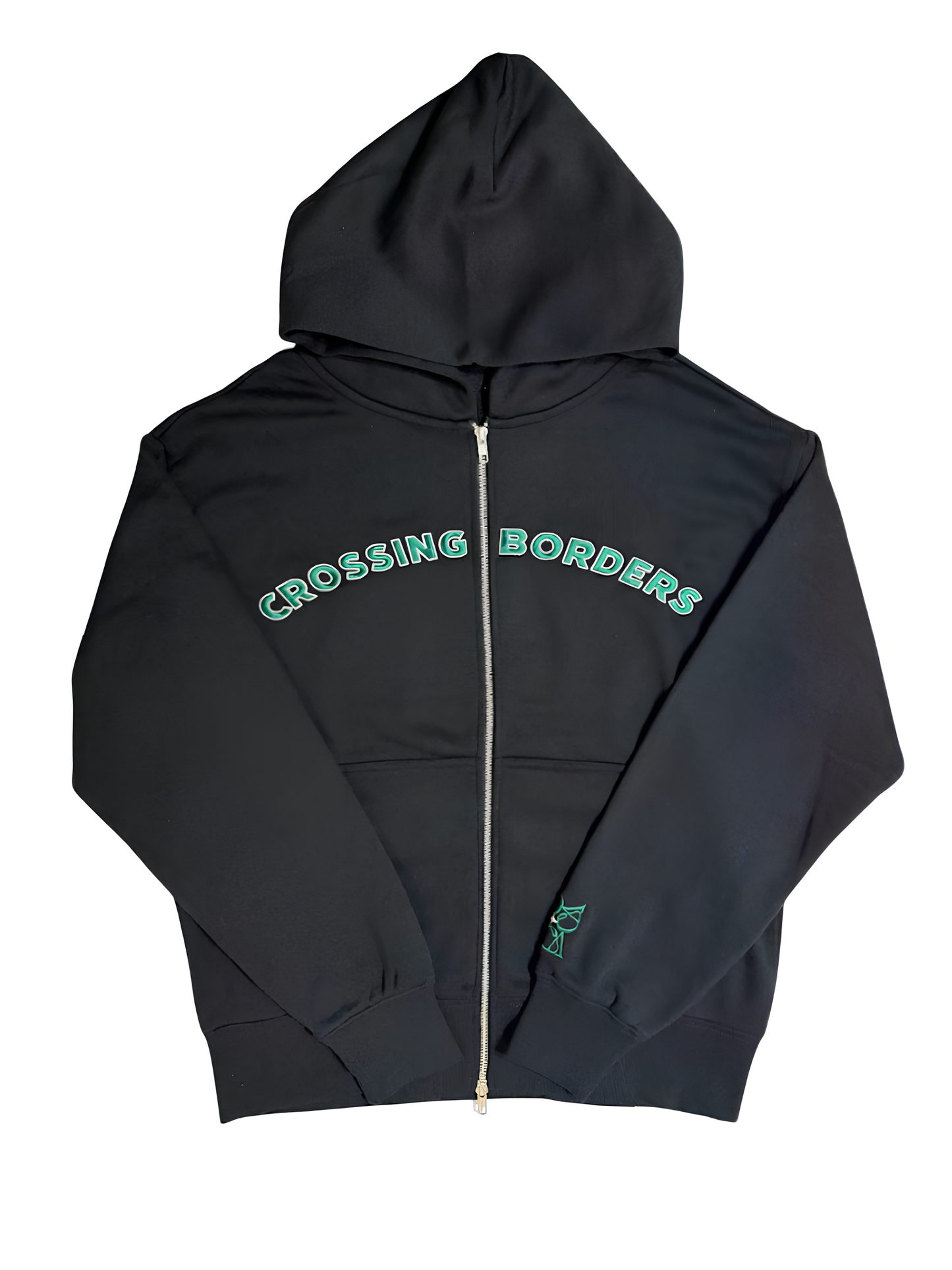 Canale x Crossing Borders Zip Hoodie