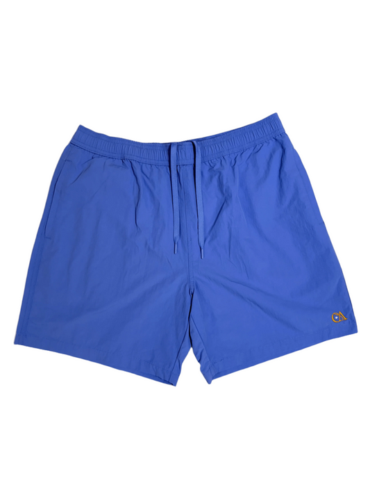 Capri Nylon Shorts Blue