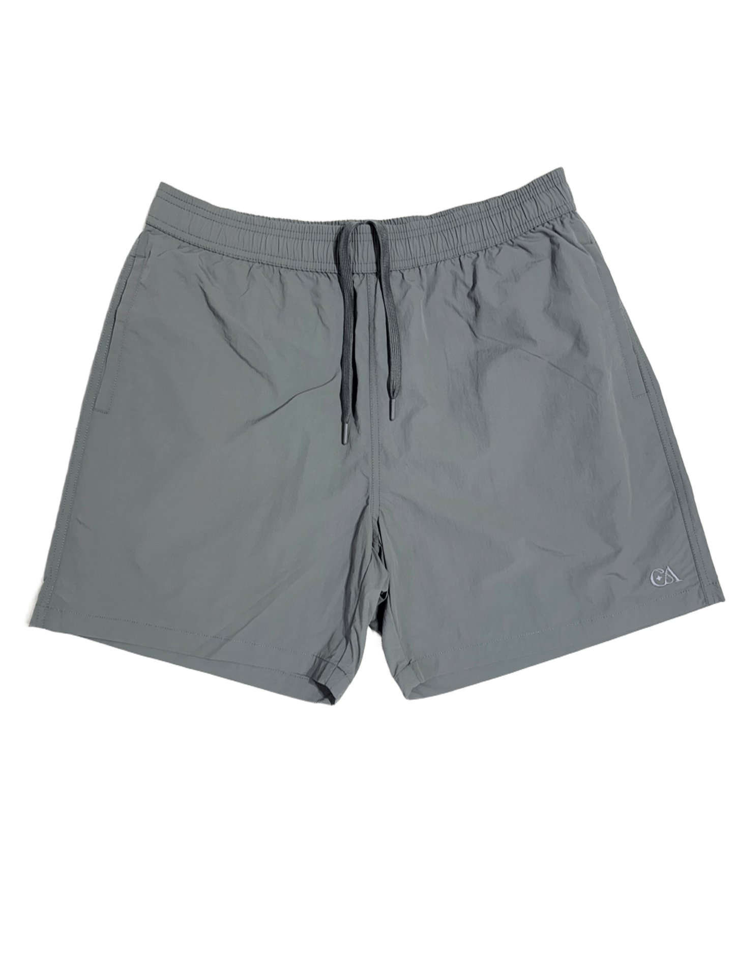 Capri Nylon Shorts Slate
