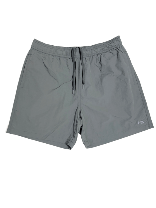 Capri Nylon Shorts Slate