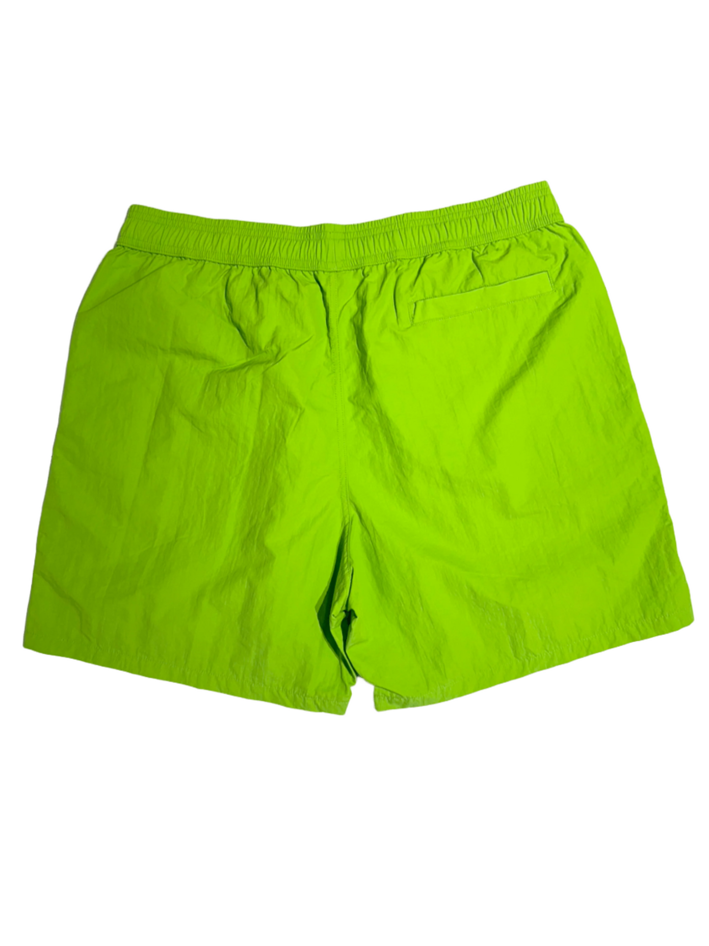 Capri Nylon Shorts Green