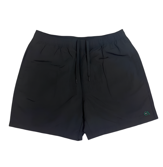 Capri Nylon Shorts Black