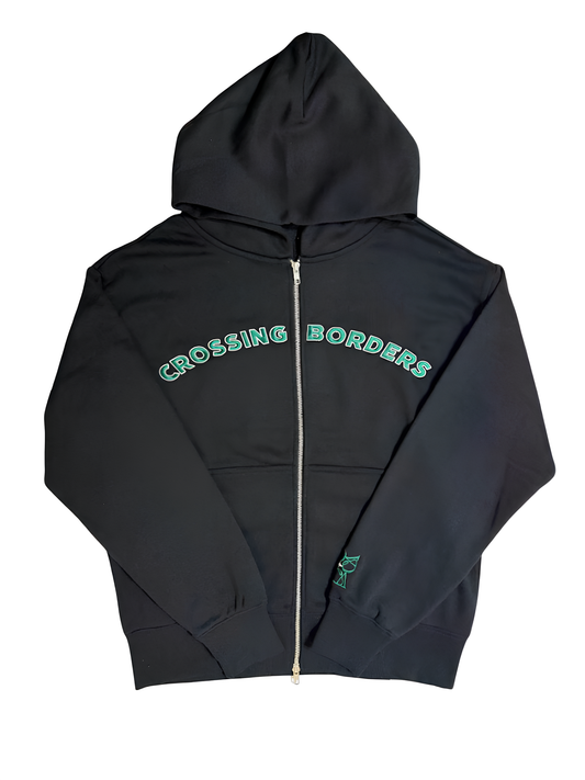 Canale x Crossing Borders Zip Hoodie